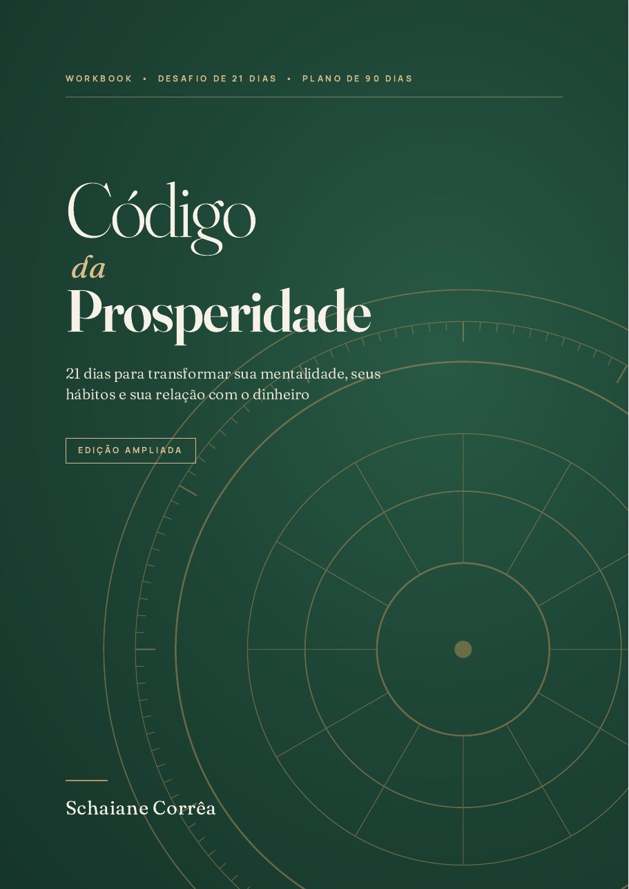 Capa do ebook Código da Prosperidade, de Schaiane Corrêa